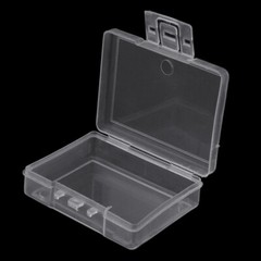 Transparent Fishing Lure Tackle Hook Bait Plastic Storage Box Container for Case