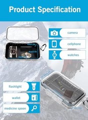 Waterproof Storage Case, Outdoor Sports Survival Equipment Sealed Box