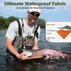 Fly Fishing Chest Pack,Outdoor Waterproof fishing Tackle Chest Bag with Multi…
