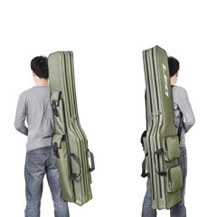 LEOFISHING Fishing Tackle Storage Bag – 130cm/4.27ft 9.4 inches, Green