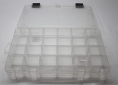 S/2 Plano ProLatch StowAway 3650 & Flambeau Tackle Box Clear Plastic Organizers