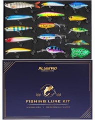 Fishing Lures kit, Bass Fishing Lures for Freshwater， Fishing Gear Set Gifts