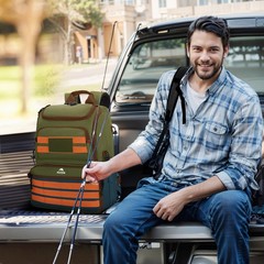 MATEIN Fishing Tackle Backpack, Backpack Tackle Fishing Bags 664200MU2