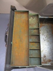Vintage Kennedy Kits 1018 Cantilever Fishing Tackle Tool Box 4 Tray