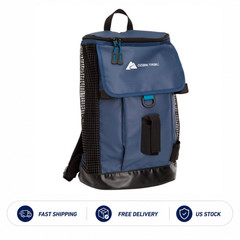 Ozark Trail Saltwater Fishing Tackle Backpack, Washed Indigo