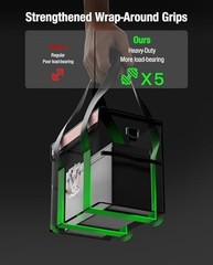 12V 50Ah LiFePO4 Lithium Battery Fireproof Safe Bag with 9.4x6x8.5 Inches