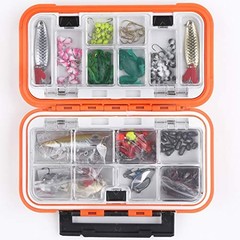 Fishing Lure Boxes, Waterproof Portable Tackle Box Organizer With Storage-O-M