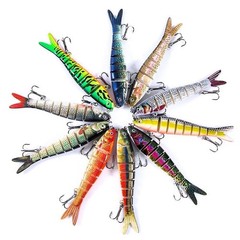 8 Section 11.4g Sinking Lure for multi Jointed Hard Plastic Freshwater Fishing
