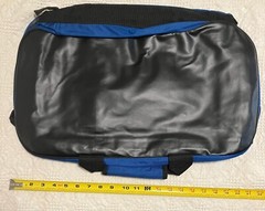 Blu H2O Fishing Tackle Bag Water Resistant 21″ x 13″ Adjustable Strap Blue