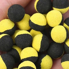 Carp Bait Beads 30pcs Two Color EVA 12mm for Rig Setup and For Fishing