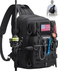 Versatile Fishing Backpack with MOLLE System & Water-Resistant Nylon – 3600 Size