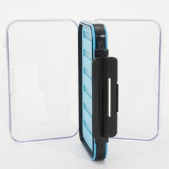 Transparent Large Capacity Slim EVA Foam Fly Box Clear Lid Fishing Tackle Box