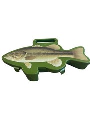 Flambeau Outdoors Fish Bass Tackle Box Kit Green Vintage Made USA Complete