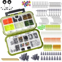 221PCS Fishing Accessories Kit, Organized Fishing Tackle Box