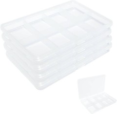 2PC- Fishing Tackle Box Tackle Utility Boxes Plastic Box Storage Organizer