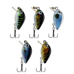 1.8g 3cm Crankbait Lure Set 5PCS for Bass Fishing with Synthetic Material Build