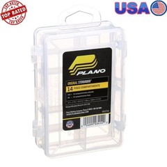 Fishing Tackle Box W/ Handle Stowaway Micro Organizer Small Storage Outdoor New
