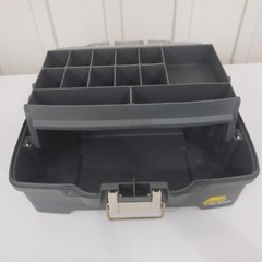 Plano #6201 One-Tray Tackle Box Bait Storage On Sides Extending Tray