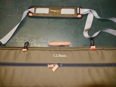 L.L. Bean Fly Fishing Travel Bag 34” x 8” Olive Green Beautiful