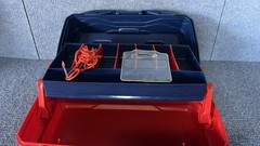 Flambeau “Eagle Claw” Classic Red White & Blue Tackle Box ✅ Excellent Condition