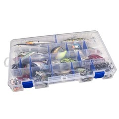 Large Utility Tackle Box with Zerust Rust Protection for Fishing Gear Storage