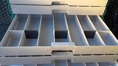 Vintage Plano 758-A Large 4-Drawer Tackle Box Storage Organizer USA Made