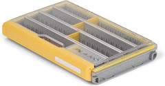 EDGE 3600 Premium Tackle Utility Box, Gray and Yellow with Clear Lid, Rust-Resis