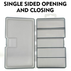 5 Grid Fishing Tackle Box 3 Sizes Lure Storage Organizer for Bait & Fishing