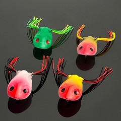 Spinner Equipped Lure 5g with Soft Silicone Body and Strong Hook Penetration