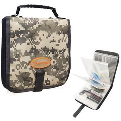 Aventik Fishing Tackle Binder Bait Storage Soft Bait Binder Bag 10 Sleeve