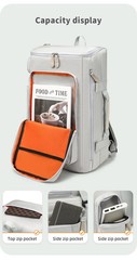 Large Fitness Bag Travel Backpack Dry Wet Separation Shoulder Bag Fishing Bag