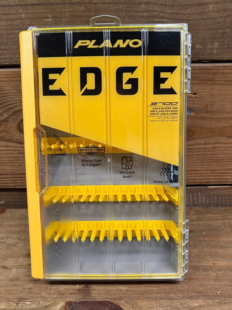 Plano Edge 3700 Jigs & Bladed Jigs Tackle Box with Rustrictor PLASE600