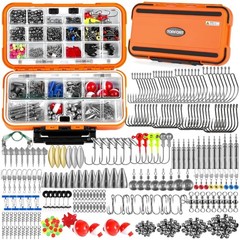 Complete Fishing Kit with 343 Accessories
