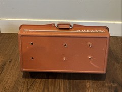 Vintage Fenwick Black Hawk 1052 Orange Tackle Box See Description