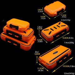 Waterproof Fishing Lure Box Spoon Hooks Baits Storage Tackle Box Containers For