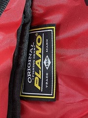 Plano 3700 Tackle Bag Gray Black Red Tackle Tray 15” Long