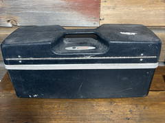 Fishing Tackle Box Sears Roebuck Ted Williams 2 Piece #3465 26 Compartments