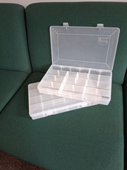 Plano StowAway Utility Tackle Boxes 14×8.5″ – Clear – 3-Pack