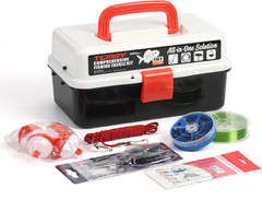 3 Layer Tackle Box with Tackle Included 191PCS Fishing Lures Kit with Pliers