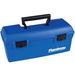 Lift Out Tray Plastic Fishing Tackle Box 13 Inches Long Blue Outdoor