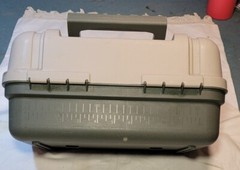 Plano Tackle Box 6102 2 Tier Fold Out Tray Fishing Gear Made in USA