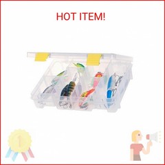 Plano 23705-00 Half-Size Stowaway with Adjustable Dividers, Clear, One Size, 237