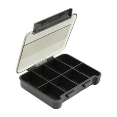 Fishing Tackle Box with Clear Lid, ABS Case for Small Gear Carry