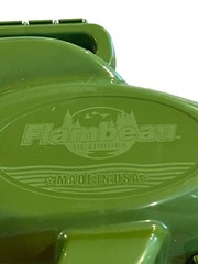 Flambeau Outdoors Fish Bass Tackle Box Kit Green Vintage Made USA Complete