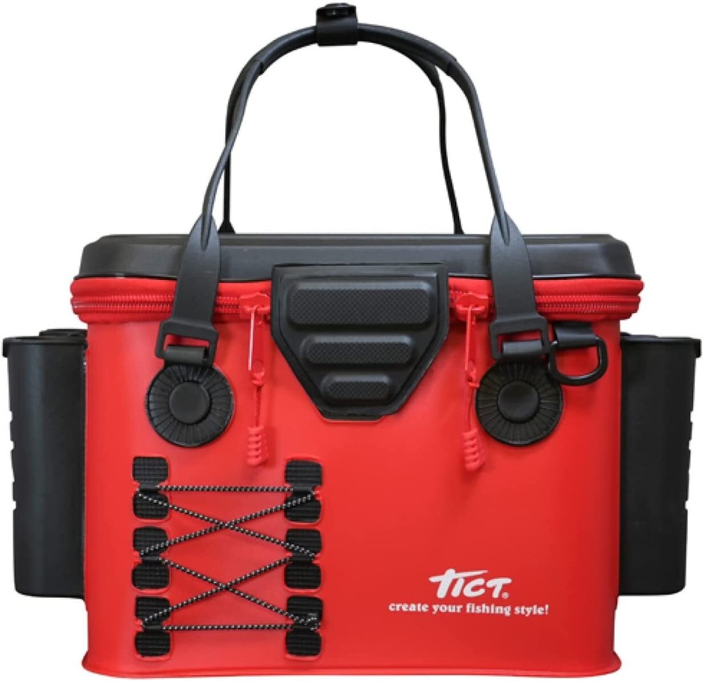 ** TICT Light Game Compact Bakkan III New Model Tackle bag Red