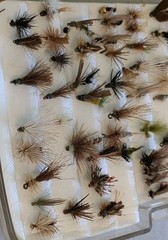 Lot 80 Fly Fishing Flies + 3 Plano Mini Tackle Boxes 3213 Magnum