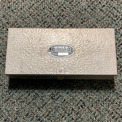 Vintage UMCO Corp. Model 10 Two Sided Aluminum Fishing Tackle Storage Box