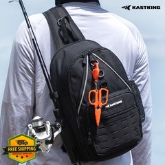 KastKing Karryall fishing sling bag, backpack, rod holder, MOLLE