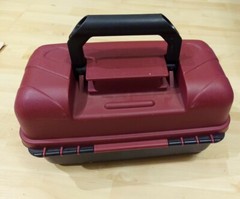 Vintage FLAMBEAU Adventurer Tackle FISHING Box 3 Tiers EMPTY