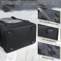 Fishing Tackle Backpack with Cooler,45L Large Tackle Bag with 2 Rod Holders &…